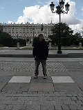 Taylor In Front Of Palacio Real